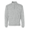J. America Men's Ice Fleck Cosmic Fleece Quarter-Zip Pullover Sweatshirt