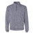 J. America Men's Navy Fleck Cosmic Fleece Quarter-Zip Pullover Sweatshirt