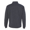 J. America Men's Onyx Fleck Cosmic Fleece Quarter-Zip Pullover Sweatshirt