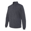 J. America Men's Onyx Fleck Cosmic Fleece Quarter-Zip Pullover Sweatshirt