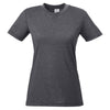 UltraClub Women's Black Heather Cool & Dry Heathered Performance T-Shirt