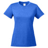 UltraClub Women's Royal Heather Cool & Dry Heathered Performance T-Shirt