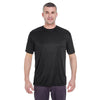 UltraClub Men's Black Cool & Dry Basic Performance T-Shirt
