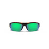 Under Armour Shiny Crystal Tortoise UA Big Shot Storm Polarized With Brown/Green Mirror Lens