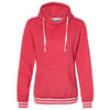 J. America Women's Red Relay Hooded Pullover Sweatshirt