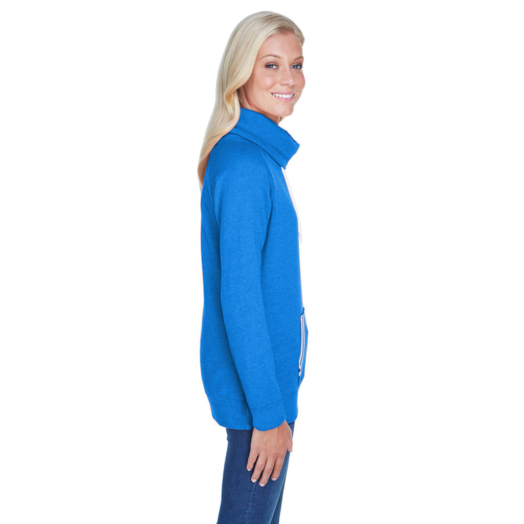 J. America Women's Royal Relay Cowlneck Sweatshirt