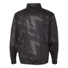 J. America Men's Black Volt Polyester Quarter-Zip Sweatshirt