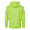 J. America Men's Lime Volt Polyester Hooded Pullover Sweatshirt