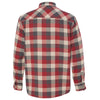 Weatherproof Men's Black/Red Vintage Brushed Flannel Long Sleeve Shirt