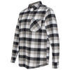 Weatherproof Men's White/Black Vintage Brushed Flannel Long Sleeve Shirt