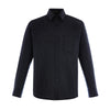 North End Men's Black Paramount Twill Checkered Shirt