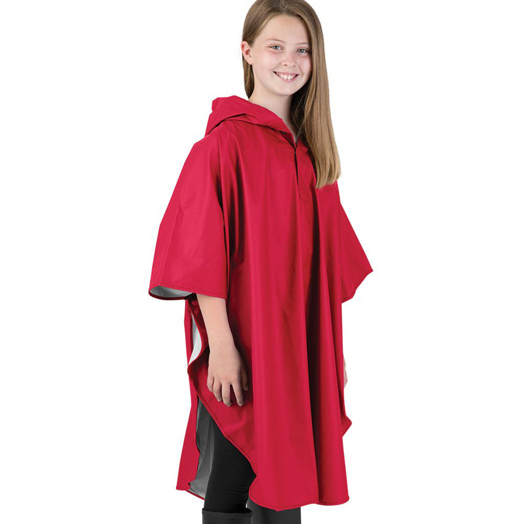 Charles River Youth Red Pacific Poncho