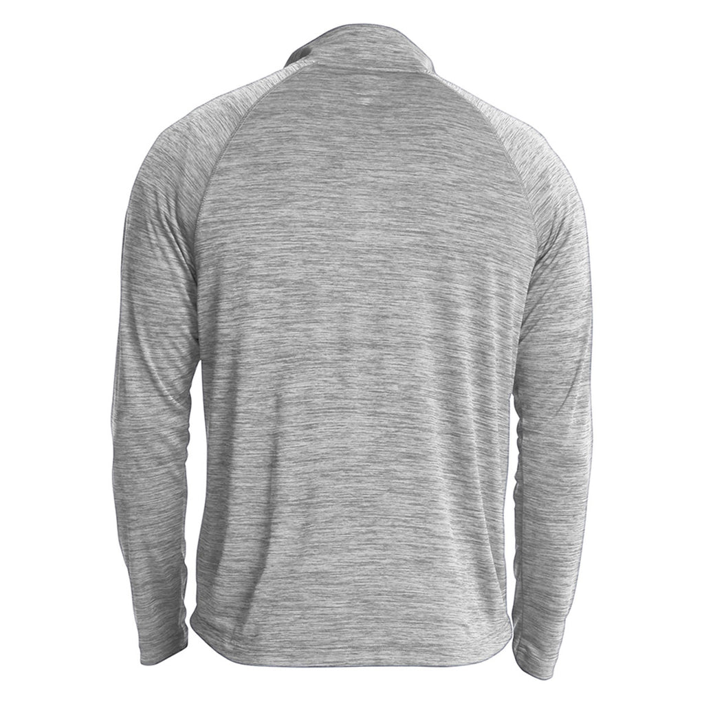 Charles River Youth Grey Space Dye Performance Pullover