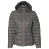 Weatherproof Women's Dark Pewter 32 Degrees Hooded Packable Down Jacket