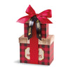 Gourmet Expressions Red Buffalo Plaid Tidings Holiday Sweets Tower