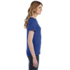 Anvil Women's Heather Blue Lightweight T-Shirt