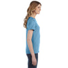 Anvil Women's Light Blue Lightweight T-Shirt