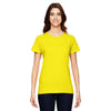 Anvil Women's Neon Yellow Lightweight T-Shirt