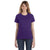 Anvil Women's Purple Lightweight T-Shirt