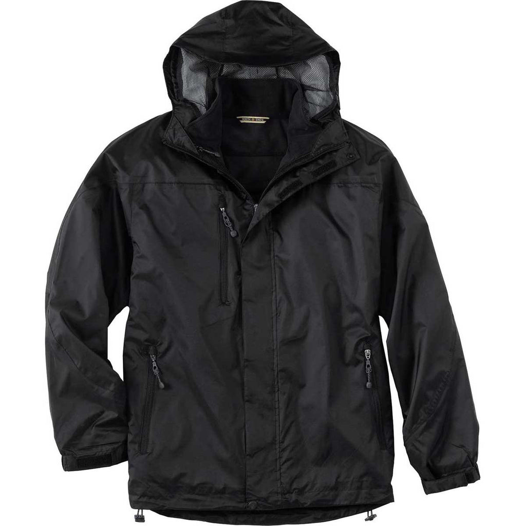 North End Men's Black Performance 3-in-1 Seam-Sealed Hooded Jacket