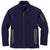 North End Men's Classic Navy Three-Layer Fleece Technical Jacket