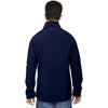 North End Men's Classic Navy Three-Layer Fleece Technical Jacket
