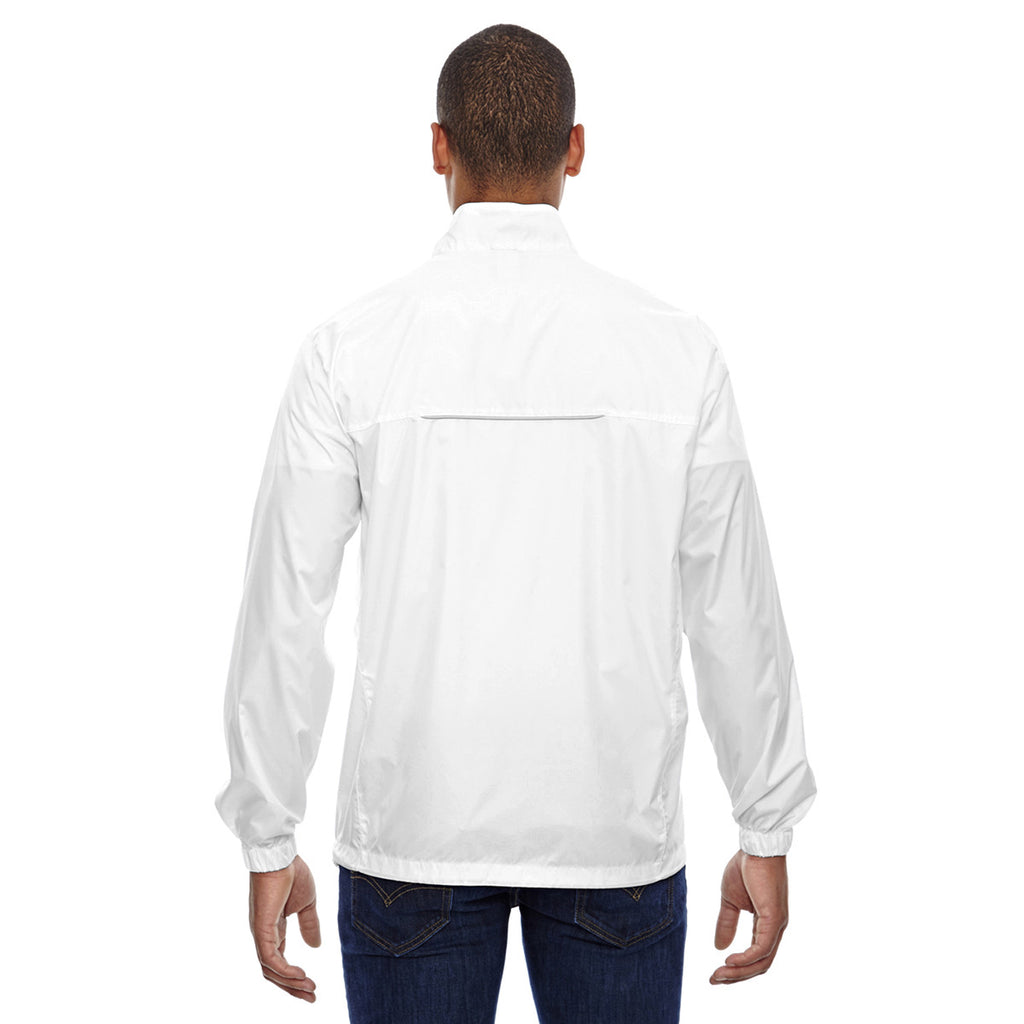 Core 365 Men's White Motivate Unlined Lightweight Jacket