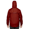 Core 365 Men's Classic Red Climate Seam-Sealed Lightweight Variegated Ripstop Jacket