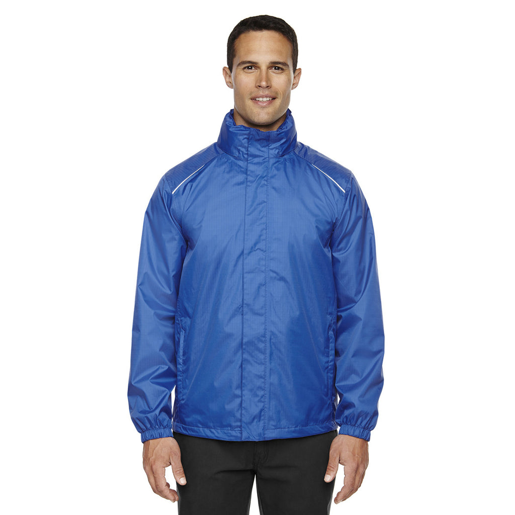 Core 365 Men's True Royal Climate Seam-Sealed Lightweight Variegated Ripstop Jacket