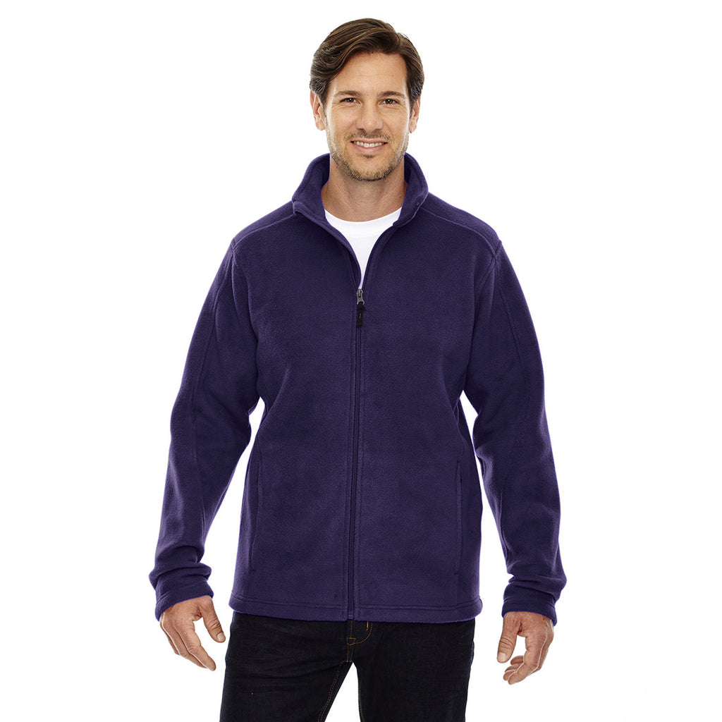 Core 365 Men's Campus Purple Journey Fleece Jacket