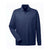 Core 365 Men's Classic Navy Pinnacle Performance Pique Long-Sleeve Polo with Pocket