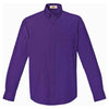 Core 365 Men's Campus Purple Operate Long-Sleeve Twill Shirt
