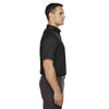 Core 365 Men's Black Tall Optimum Short-Sleeve Twill Shirt