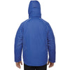 North End Men's Nautical Blue Linear Insulated Jacket with Print