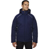 North End Men's Night Linear Insulated Jacket with Print