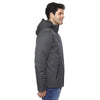 North End Men's Carbon Rivet Textured Twill Insulated Jacket