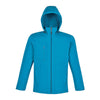 North End Men's Blue Ash Forecast Three-Layer Travel Soft Shell Jacket