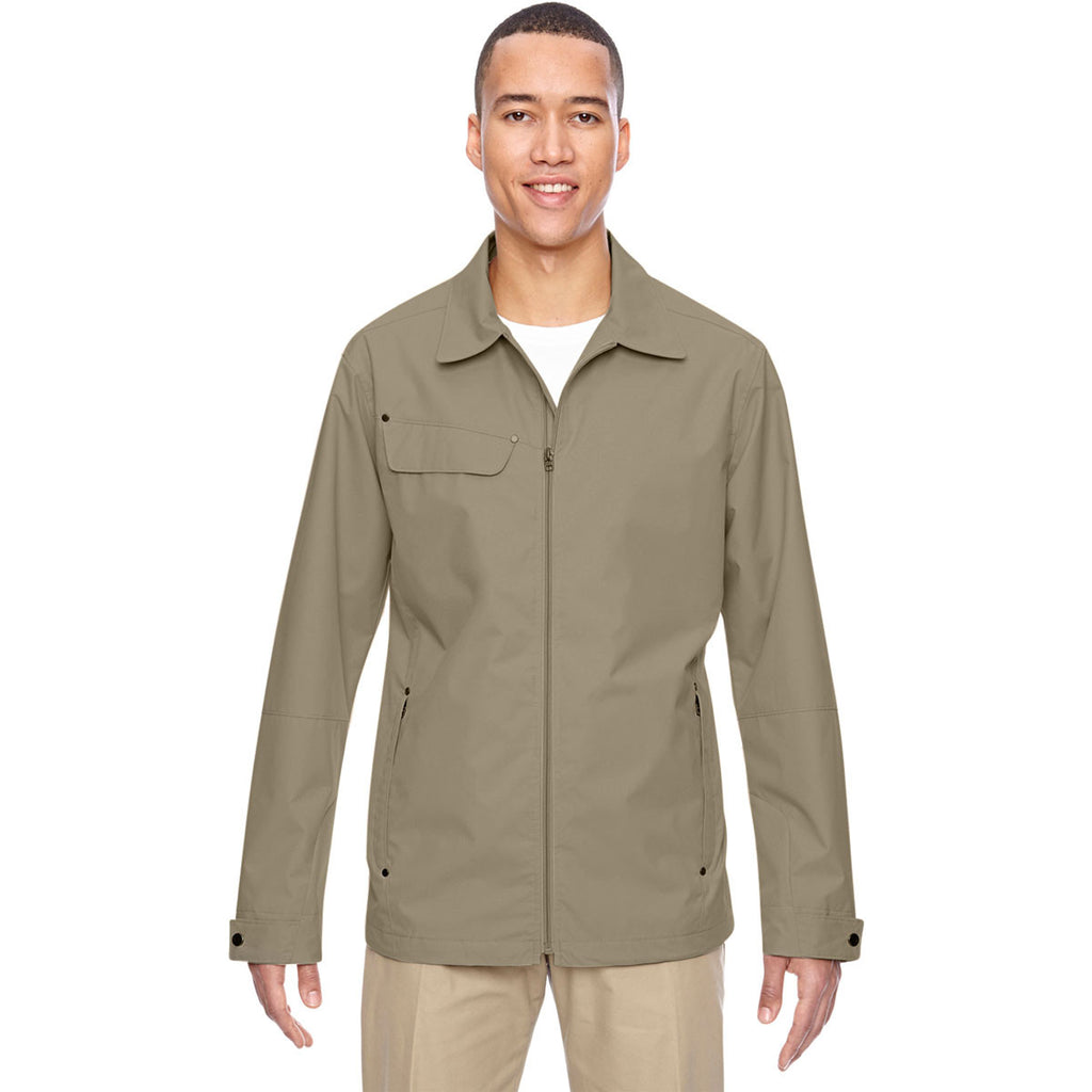 North End Men's Stone Excursion Ambassador Lightweight Jacket with Fold Down Collar