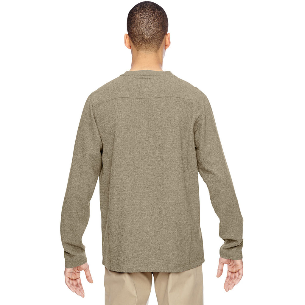 North End Men's Stone Excursion Nomad Performance Waffle Henley