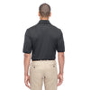 Core 365 Men's Carbon/Black Motive Performance Pique Polo with Tipped Collar