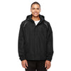 Core 365 Men's Black Profile Fleece-Lined All-Season Jacket