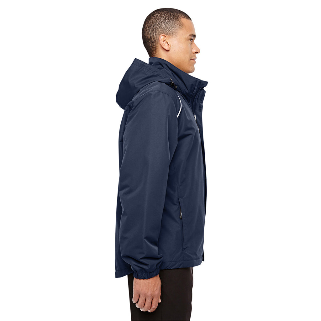 Core 365 Men's Classic Navy Profile Fleece-Lined All-Season Jacket