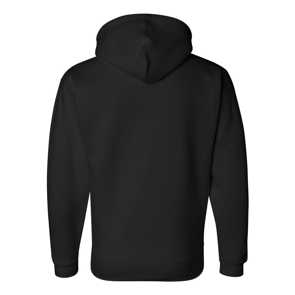 J. America Men's Black Premium Hooded Sweatshirt