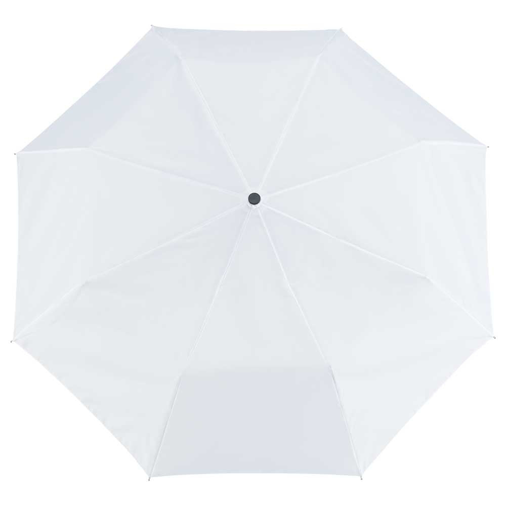 Totes White 42" 3 Section Auto Open Umbrella