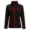 Landway Women's Black/Red Montara Contrast Stitch Fleece Jacket
