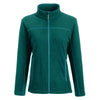 Landway Women's Teal/Aqua Montara Contrast Stitch Fleece Jacket