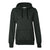 J. America Women's Black/Silver Glitter French Terry Hooded Pullover