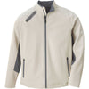 North End Men's Concrete Three-Layer Light Bonded Soft Shell Jacket