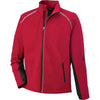 North End Men's Olympic Red Lightweight Bonded Performance Hybrid Jacket