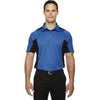 North End Men's Olympic Blue Rotate Quick Dry Performance Polo